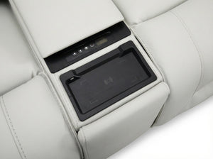 Atlas Fog Zero Gravity Power Reclining Sofa w/ Fridge
