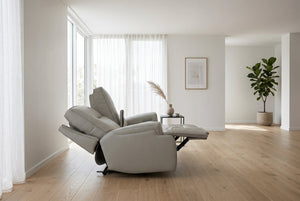 Atlas Fog Zero Gravity Power Reclining Sofa w/ Fridge
