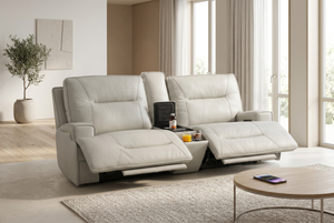 Atlas Fog 3-Piece Power Reclining Living Room Set