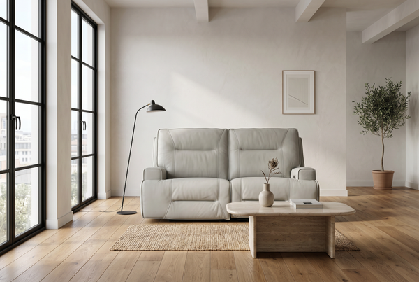 Atlas Fog 2-Piece Power Reclining Sofa Set