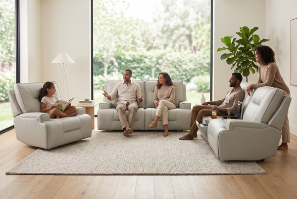 Atlas Fog Zero Gravity Power Reclining Sofa