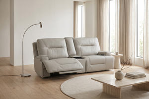 Atlas Fog 2-Piece Power Reclining Sofa Set
