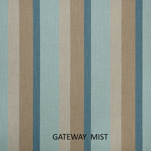 Sunbrella Gateway Mist Outdoor Corded Pillow Set of 2 — 18" x 18"