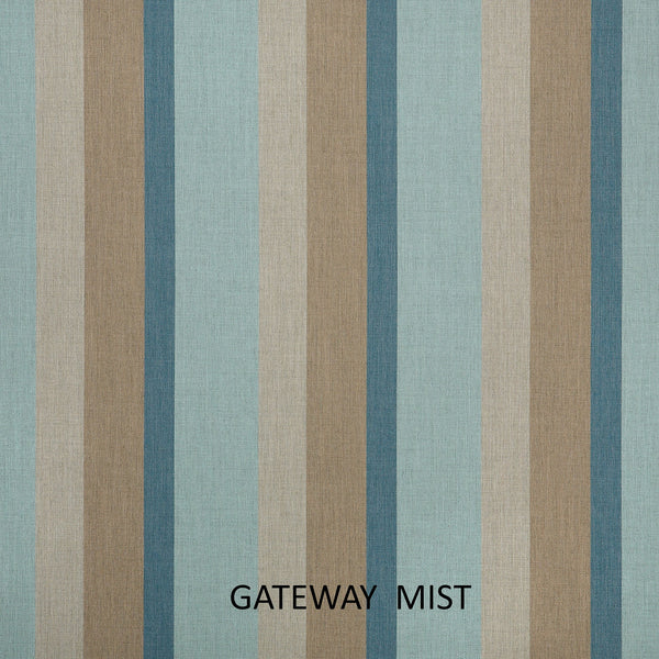 Sunbrella Gateway Mist Outdoor Corded Pillow Set of 2 — 18" x 18"