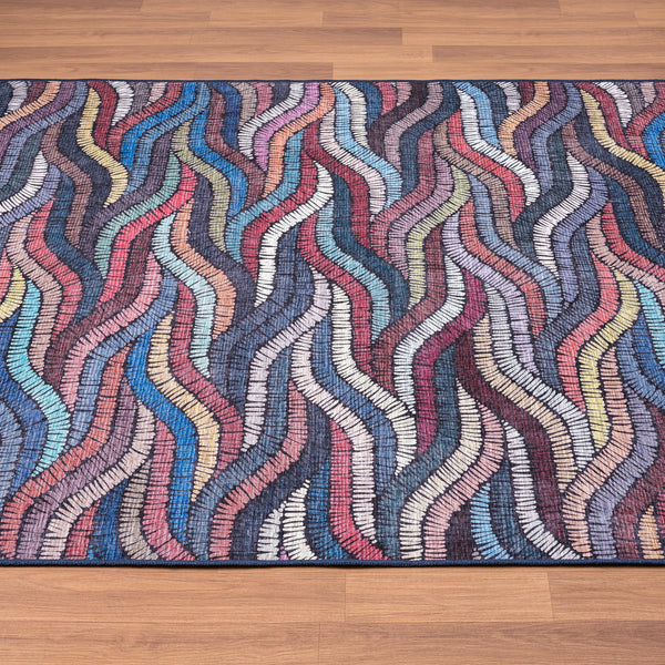 Multicolor Woven Ropes Area Rug