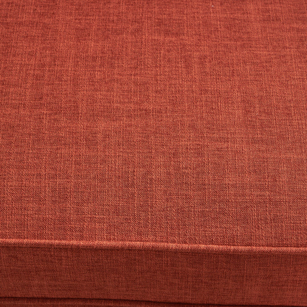 Mid-Century Modern Fabric Loveseat