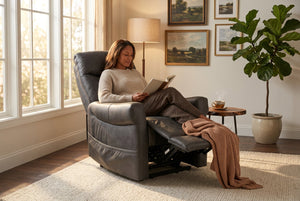 ComfortRise Granite Infinite Position Lift Chair with Power Headrest & Lumbar Support