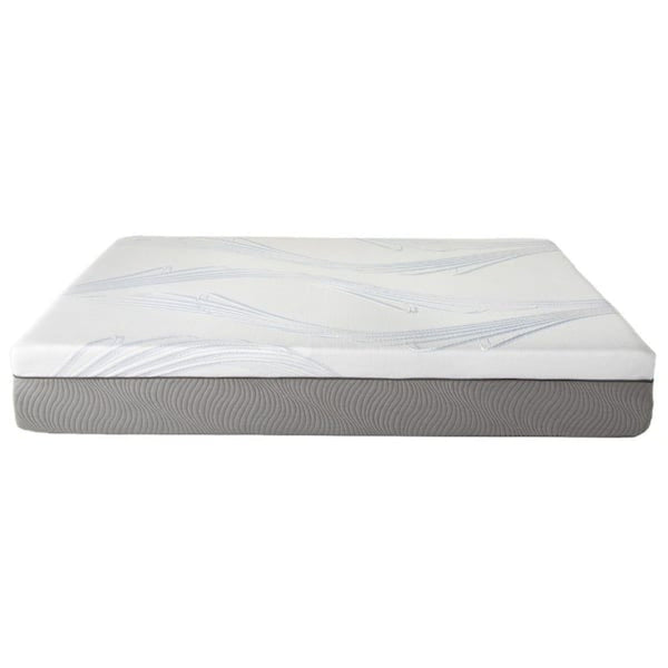 New Pluma White/Gray 12" SensaFlex GelLux Queen Mattress