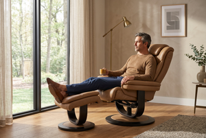 Oslo Euro Recliner w/ Ottoman