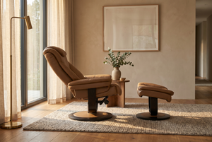 Oslo Euro Recliner w/ Ottoman