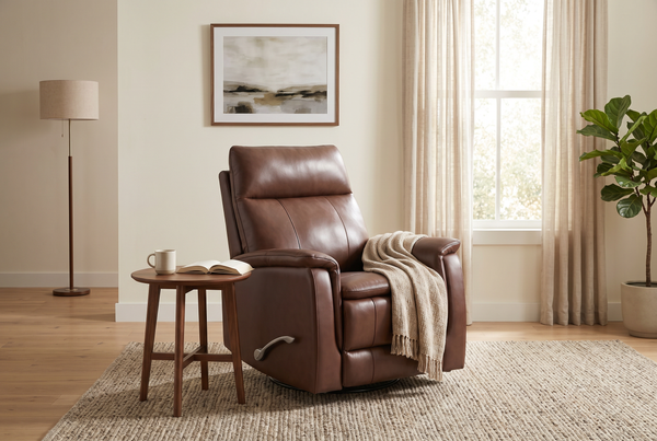 Pioneer Brown Manual Recliner