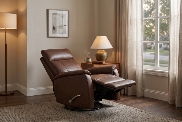 Pioneer Brown Manual Recliner