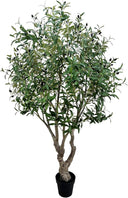 Artificial Olive Tree with Natural Trunk & Lifelike Olives