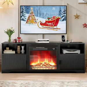 Fluted TV Stand for TVs up to 80"